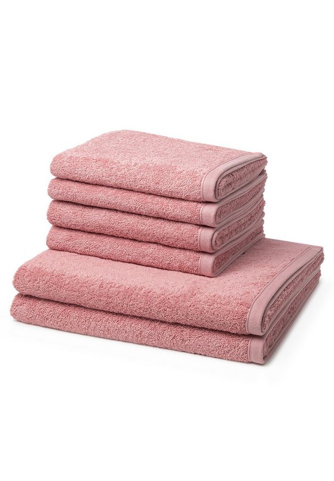 ROSS Handtuch Set Vita, Walkfrottee, (Spar-Set, 6-tlg), 4 X Handtuch 2 X Duschtuch - im Set - Baumwolle - Weich und saugstark von ROSS