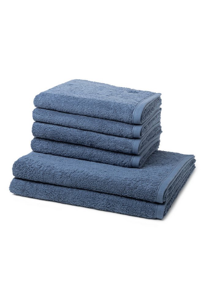ROSS Handtuch Set Vita, Walkfrottee (Spar-Set, 6-St), 4 X Handtuch 2 X Duschtuch - im Set - Baumwolle - Saugstark von ROSS