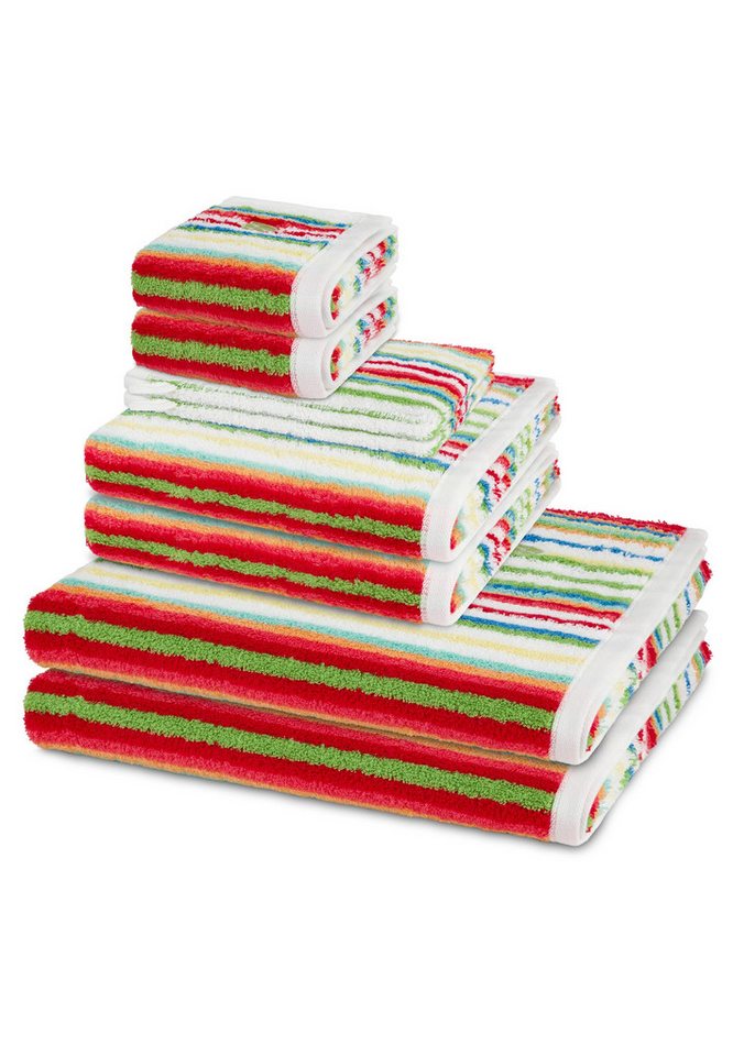 ROSS Handtuch Set Vita, Walkfrottee (Spar-Set, 8-St), 2 X Wasch- 2 X Gäste- 2 X Dusch- 2 X Handtuch im Set - Baumwolle ROSS Handtuch Set Vita, Walkfrottee (Spar-Set, 8-St), 2 X Wasch- 2 X Gäste- 2 X Dusch- 2 X Handtuch im Set - Baumwolle von ROSS