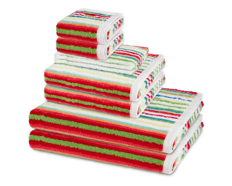 ROSS Handtuch Set Vita, Walkfrottee (Spar-Set, 8-St), 2 X Wasch- 2 X Gäste- 2 X Dusch- 2 X Handtuch im Set - Baumwolle von ROSS