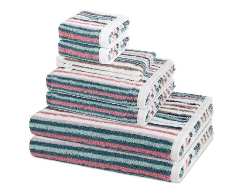 ROSS Handtuch Set Vita, Walkfrottee (Spar-Set, 8-St), 2 X Wasch- 2 X Gäste- 2 X Dusch- 2 X Handtuch im Set - Baumwolle von ROSS