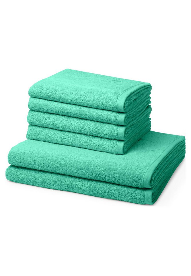 ROSS Handtuch Set Vita, Walkfrottee (Spar-Set, 6-St), 4 X Handtuch 2 X Duschtuch im Set - Baumwolle - Saugstark von ROSS