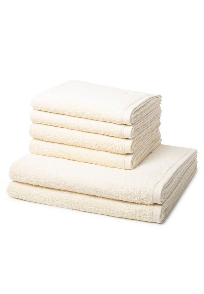 ROSS Handtuch Set Vita, Walkfrottee (Spar-Set, 6-St), 4 X Handtuch 2 X Duschtuch im Set - Baumwolle - Saugstark von ROSS
