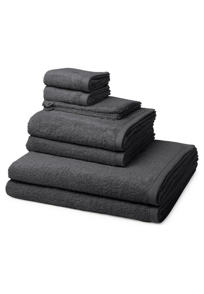 ROSS Handtuch Set Vita, Walkfrottee (Spar-Set, 8-St), 2 X Wasch- 2 X Gäste- 2 X Dusch- 2 X Handtuch im Set - Baumwolle von ROSS
