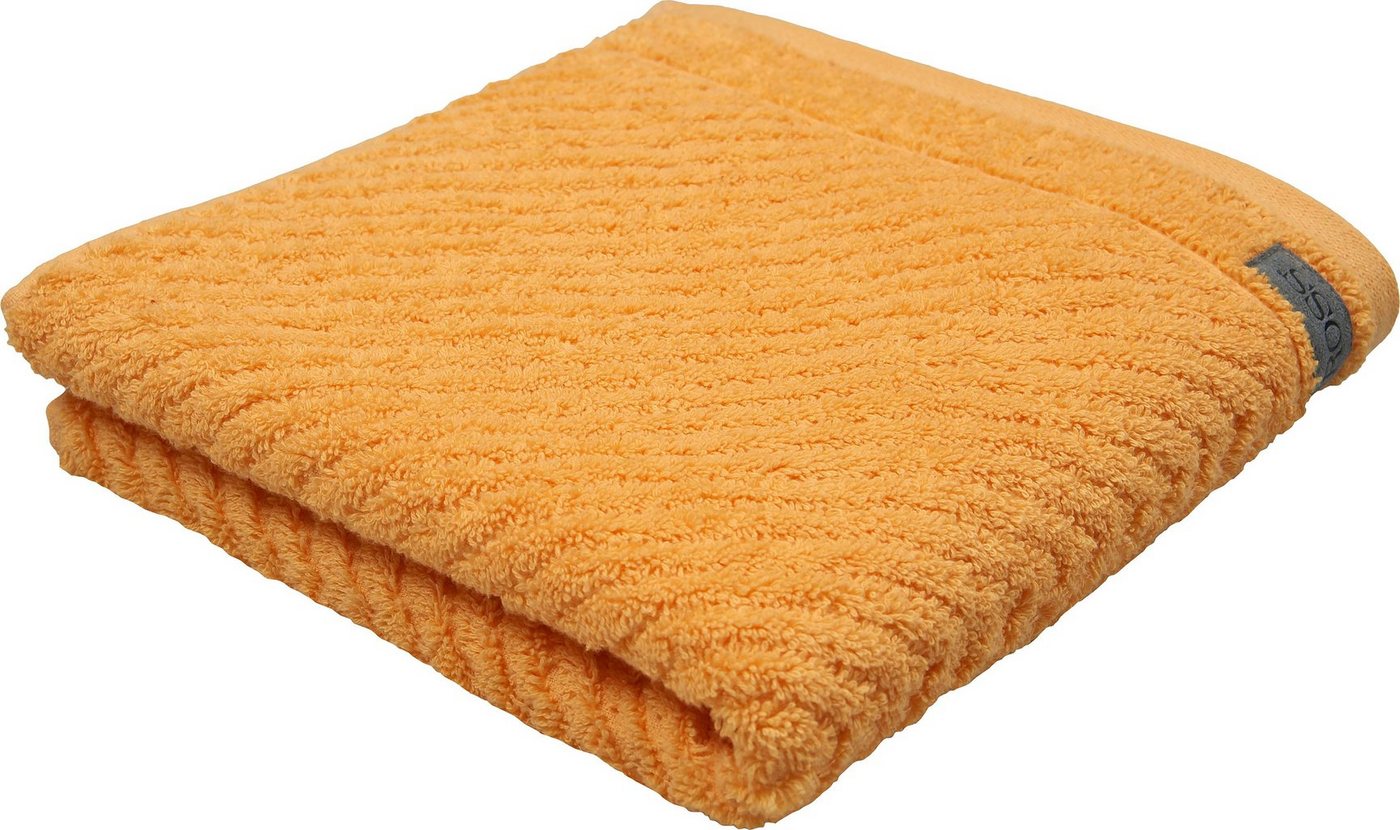 ROSS Handtuch Smart, Frottier (2-St), Uni-Rippe mit Velourslabel von ROSS