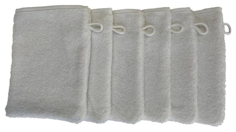 ROSS Waschhandschuh Smaragd, (Packung, 6-St), 100% Baumwolle von ROSS