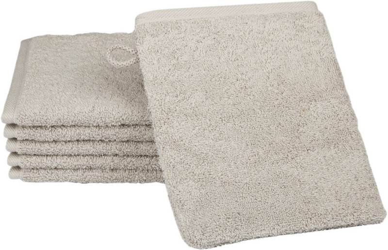 ROSS Waschhandschuh Smaragd, (Packung, 6-St), 100% Baumwolle von ROSS