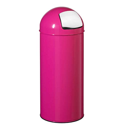 ROSSIGNOL Mülleimer mit Tresse, 45 l, Rosa von ROSSIGNOL