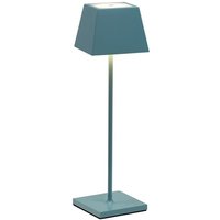 Tragbare und wiederaufladbare IP54 Siesta Tiffany LED-Tischlampe von ROSSINI ILLUMINAZIONE
