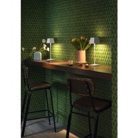 Tragbare und wiederaufladbare IP54 Siesta Verde Bosco LED-Tischleuchte von ROSSINI ILLUMINAZIONE
