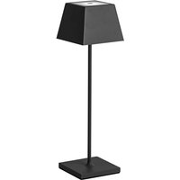 Tragbare und wiederaufladbare IP54 schwarze Siesta LED-Tischlampe von ROSSINI ILLUMINAZIONE