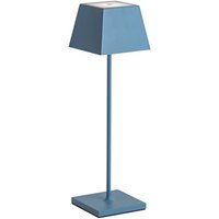 Tragbare und wiederaufladbare blaue Siesta LED-Tischleuchte IP54 Tragbare und wiederaufladbare blaue Siesta LED-Tischleuchte IP54 von ROSSINI ILLUMINAZIONE