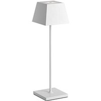 Tragbare und wiederaufladbare weiße Siesta LED-Tischleuchte IP54 Tragbare und wiederaufladbare weiße Siesta LED-Tischleuchte IP54 von ROSSINI ILLUMINAZIONE