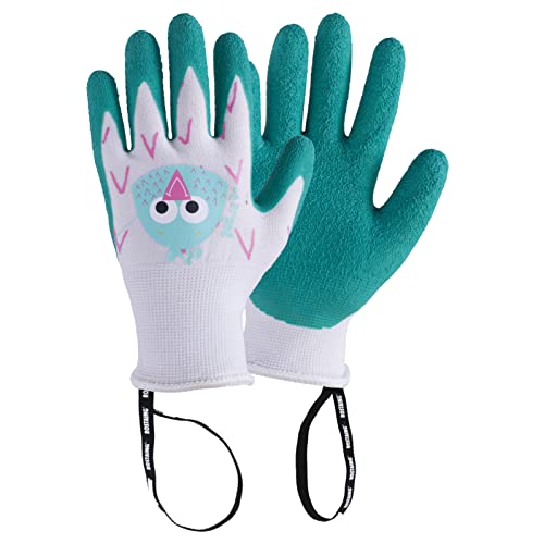 ROSTAING Kinder-Gartenhandschuhe GASTON – Paar Garten- und Heimwerkerhandschuhe – Anti-Schnitt-Handschuhe – für kleine und empfindliche Hände und die Sicherheit Ihrer Kinder, grün, 4–6 Jahre von ROSTAING