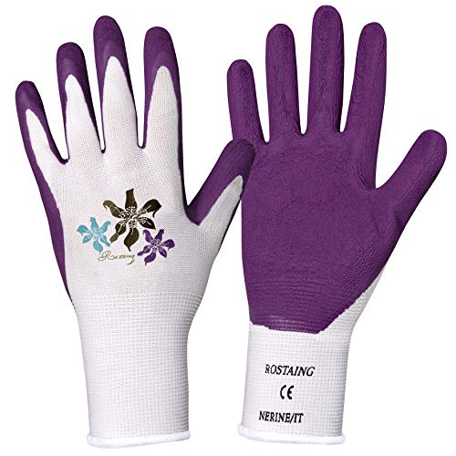 Rostaing Balkone und Terrassen Handschuhe, Violett, 30,5 x 12 x 1,5 cm Nerine/it06 von ROSTAING