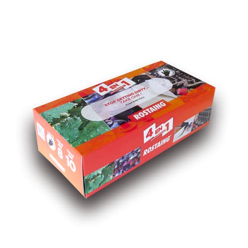 Rostain Mecano B-IT10 100 Handschuhe, beidhändig, Nitril, Schwarz, halb-Einweg-Handschuhe, mechanisch, Färbemittel, Größe 10 Rostain Mecano B-IT10 100 Handschuhe, beidhändig, Nitril, Schwarz, halb-Einweg-Handschuhe, mechanisch, Färbemittel, Größe 10 von ROSTAING