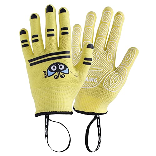 Rostaing axel-it3 – 4 Handschuh Kinder Biene. Leash Handgelenk Handfläche Rutschhemmende, gelb, 21 x 10,5 x 2 cm von ROSTAING