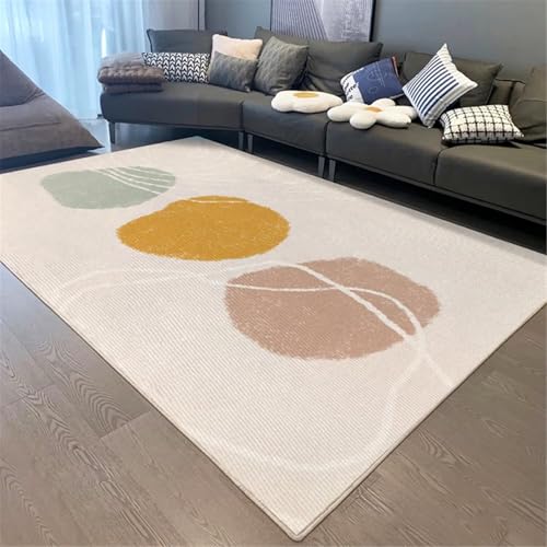 ROSURUG Antirutschmatte Teppich Gelb Room Deko 130X190CM Moderner minimalistischer Stil von ROSURUG