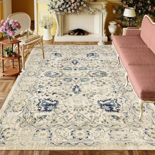 ROSURUG Bodenmatte helle Farbe Teppich Mädchen 120X180CM Retro-Muster Innenausstattung weich verschleißfest Heimtextilien ROSURUG Bodenmatte helle Farbe Teppich Mädchen 120X180CM Retro-Muster Innenausstattung weich verschleißfest Heimtextilien von ROSURUG