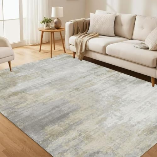 ROSURUG Couchtisch Deko Grau 5 Table Decoration 120X160CM Moderner Stil Weich und bequem rutschfest Verschleißfest Waschbar ROSURUG Couchtisch Deko Grau 5 Table Decoration 120X160CM Moderner Stil Weich und bequem rutschfest Verschleißfest Waschbar von ROSURUG