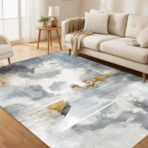 ROSURUG Decke Outdoor Licht 6 Küchenteppich Läufer 90X160CM Modernes minimalistisches abstraktes Muster Multi-Size optional ROSURUG Decke Outdoor Licht 6 Küchenteppich Läufer 90X160CM Modernes minimalistisches abstraktes Muster Multi-Size optional von ROSURUG