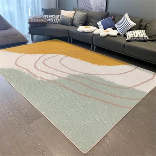 ROSURUG Deko Esstisch Grün Deko Decke 70X140CM Moderner Stil waschbar von ROSURUG