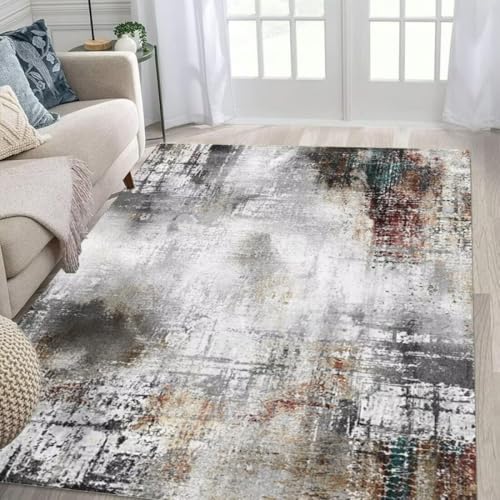 ROSURUG Flur Teppich Läufer Farbe Downtown Girl Room Decor 90X160CM Mode Kunst abstraktes Design bequem und langlebig von ROSURUG