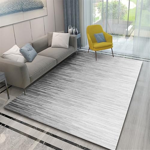 ROSURUG Flur Teppich Läufer rutschfest helle Farbe Kinderteppich Waschbar 130X190CM Moderner minimalistischer Stil von ROSURUG
