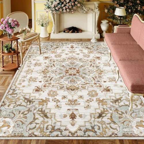 ROSURUG Läufer Teppich Farbe 2 Büro Deko 60X90CM Schöne Blumenmuster Retro-Design Größe kann angepasst Werden ROSURUG Läufer Teppich Farbe 2 Büro Deko 60X90CM Schöne Blumenmuster Retro-Design Größe kann angepasst Werden von ROSURUG