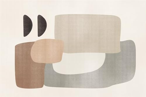 ROSURUG Orientteppich Grau Kitchen Mat 60X90CM Moderner minimalistischer Stil von ROSURUG