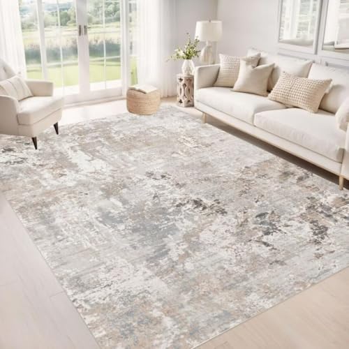 ROSURUG Outdoorteppich Grau 8 Läufer Teppich 70X140CM Komfortables und kältebeständiges beigefarbenes Musterdesign kann viele Jahre verwendet Werden ROSURUG Outdoorteppich Grau 8 Läufer Teppich 70X140CM Komfortables und kältebeständiges beigefarbenes Musterdesign kann viele Jahre verwendet Werden von ROSURUG