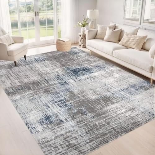 ROSURUG Schmutzfangmatten Grau 3 Antirutsch Pads Teppich 180X260CM Die Inneneinrichtung im modernen Stil ist kältebeständig und pflegeleicht von ROSURUG