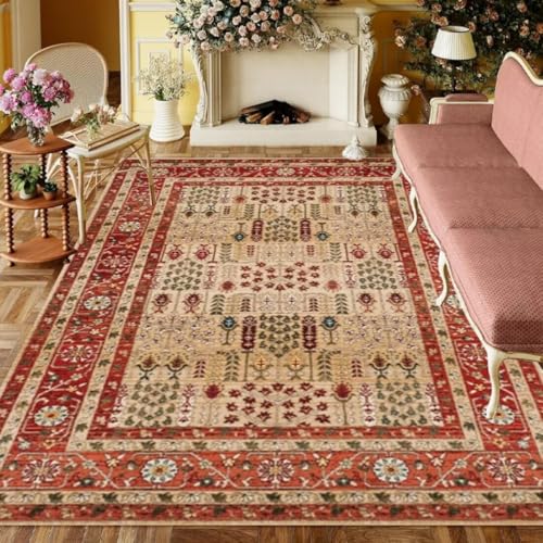 ROSURUG Teppich Rutschstopp rot Kinderteppich Mädchen 60X90CM Rutschfestes und verschleißfestes Indoor-Zubehör verbessert den Wohngeschmack ROSURUG Teppich Rutschstopp rot Kinderteppich Mädchen 60X90CM Rutschfestes und verschleißfestes Indoor-Zubehör verbessert den Wohngeschmack von ROSURUG