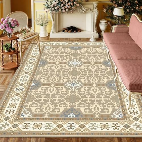 ROSURUG Wohn- & Kuscheldecken Blau 1 XXL Teppich 90X200CM Retro einfaches Muster bequem rutschfest pflegeleicht ROSURUG Wohn- & Kuscheldecken Blau 1 XXL Teppich 90X200CM Retro einfaches Muster bequem rutschfest pflegeleicht von ROSURUG