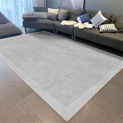 ROSURUG Wohnzimmerteppich Modern Grau Esstisch Deko 140X200CM Moderner Minimalist von ROSURUG