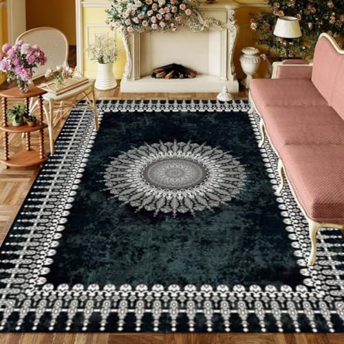 ROSURUG XXL Teppich blau Teppich Jugendzimmer Mädchen 90X200CM Einzigartiges rundes Musterdesign, Kältebeständigkeit und Schalldämmung ROSURUG XXL Teppich blau Teppich Jugendzimmer Mädchen 90X200CM Einzigartiges rundes Musterdesign, Kältebeständigkeit und Schalldämmung von ROSURUG