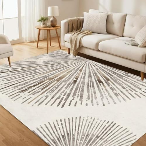 ROSURUG Zimmer Deko Mädchen Teenager Grau Teppich Wohnzimmer Groß 90X160CM Einfaches Musterdesign, kältebeständig, verschleißfest und pflegeleicht ROSURUG Zimmer Deko Mädchen Teenager Grau Teppich Wohnzimmer Groß 90X160CM Einfaches Musterdesign, kältebeständig, verschleißfest und pflegeleicht von ROSURUG