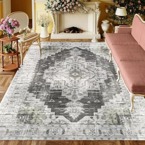 The Carpet Relax Moderner Flauschiger Kurzflor Teppich Grau Teppich Kinderzimmer 120X160CM Pflanze geometrische Kombination Design einzigartige Innenausstattung The Carpet Relax Moderner Flauschiger Kurzflor Teppich Grau Teppich Kinderzimmer 120X160CM Pflanze geometrische Kombination Design einzigartige Innenausstattung von ROSURUG