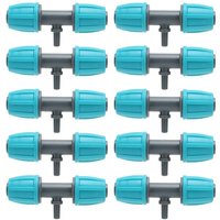 Rosvola - 10 stücke 16mm zu 4/7 Stacheldraht t Bewässerung Rohr Reduzierung Stecker Fit für Garten Hof von ROSVOLA