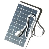 Rosvola - 2W 5V Kleines Solarpanel mit usb diy Monokristalline Siliziumzelle Wasserdicht Camping Tragbar Für Bank Handy von ROSVOLA