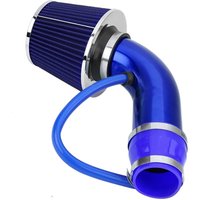 76mm Kaltluftansaugfilter, Universal Sportluftfilter Luftkühlungsset, Auto Luftansaugfiltersystem für Auto(Blau) - Rosvola von ROSVOLA