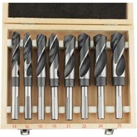 Rosvola - 8-teiliges HSS-Spiralbohrer-Set, Spiralbohrer-Bits, HSS-Spiralbohrer aus gehärtetem Stahl, Spiralbohrer 14 mm – 25 mm von ROSVOLA
