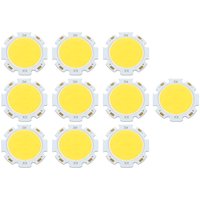 Eosnow 10pcs Round COB 3W High Power LED Chip Bulb Lamp Light Natural WhiteMbel & Wohnen, Beleuchtung, Leuchtmittel von ROSVOLA