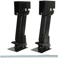 Eosnow 2PCS Stabilisator Jack Eisen 650lb Unterstützung 1000lb Tragfähigkeit Teleskop Einstellbare Abschwenkbare Ausleger von ROSVOLA