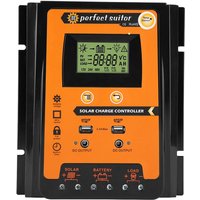 Jeffergarden 12V/24V 70A pwm mppt Kurzversion Solarladeregler Panel Batterieregler Dual usb lcd Display von ROSVOLA