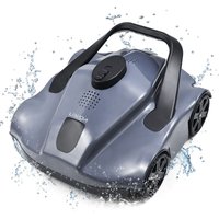 Rosvola - Poolroboter, 5200 mAh Akku, 130 Min. kraftvolle Reinigung, kabelloser Poolsauger, IPX8 wasserdicht, geeignet für Aufstellpools bis 100 m² von ROSVOLA
