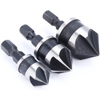 Rosvola - Ej.Life 3 Stücke Senker Bohrer 90 Grad 1/4 '' Hex Schaft Senker Holz Metall Quick Change Bit Fase Countersink Rosvola - Ej.Life 3 Stücke Senker Bohrer 90 Grad 1/4 '' Hex Schaft Senker Holz Metall Quick Change Bit Fase Countersink von ROSVOLA