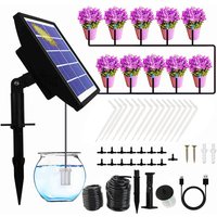 Rosvola - Solar-Bewässerungssystem, automatisches IP67-Wasserschutz-Bewässerungsset mit Anti-Tropf-System und Anti-Siphoning Rosvola - Solar-Bewässerungssystem, automatisches IP67-Wasserschutz-Bewässerungsset mit Anti-Tropf-System und Anti-Siphoning von ROSVOLA