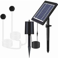 Rosvola - Solarbetriebene Teichpumpe IP65 Wasserdicht 6V 4W 3 Modi Sauerstoff für Garten von ROSVOLA