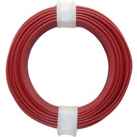 105-0 Schaltdraht 1 x 0.20 mm² Rot 10 m - Donau Elektronik von Donau Elektronik
